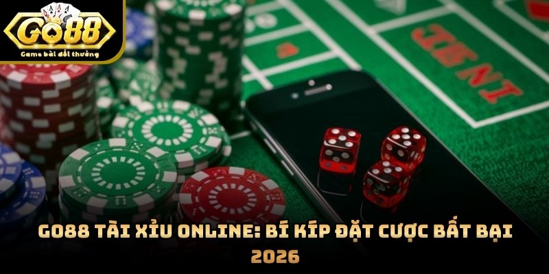 GO88 Tài Xỉu Online: Bí Kíp Đặt Cược Bất Bại 2026