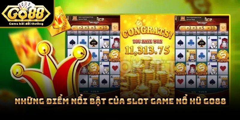 Giao diện sảnh cược nổ hũ hiện đại với đồ họa sắc nét